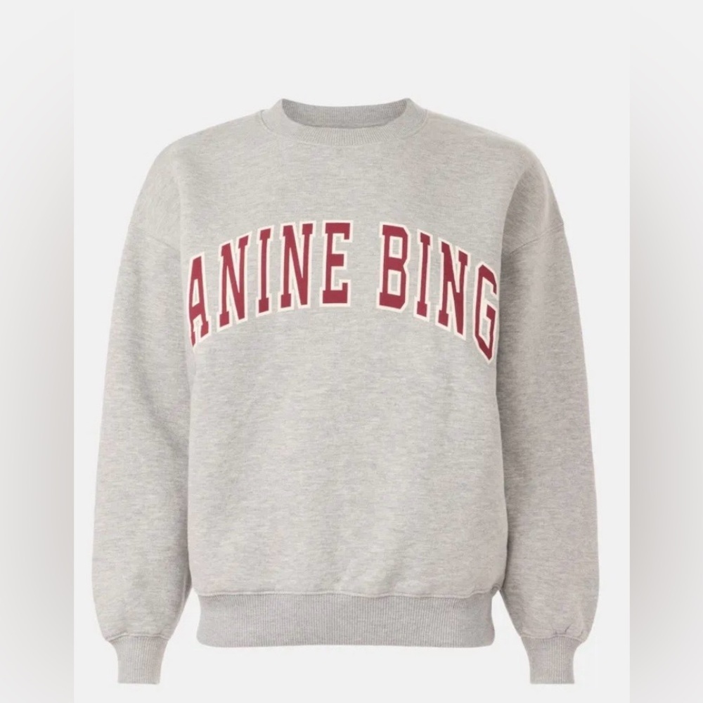 Anine Bing - Spencer Sweatshirt Anine Bing Small Heather Grey